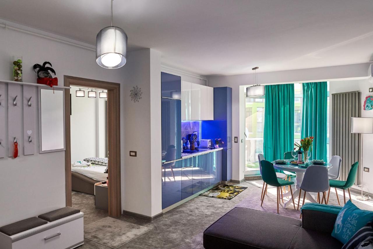 Sonnenstrand Apartment - Spa N Pool Beach Resort Mamaia Exteriör bild